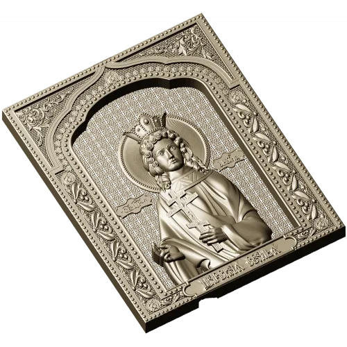 Tsarevna Anastasia - Icon Panel STL