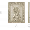 Princess Tatiana - detailed STL 3D icon relief for CNC