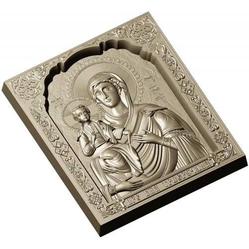 Икона Троеручица - 3D модель STL для ЧПУ