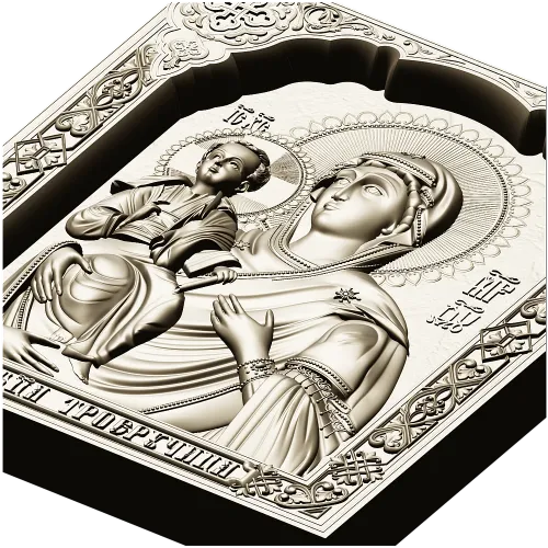 Икона Троеручица - 3D модель STL для ЧПУ
