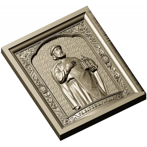 Икона "Ярослав Мудрый" - 3D модель STL для ЧПУ