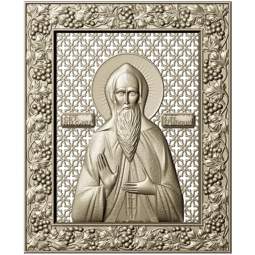 Икона Святого Князя Олега Брянского - STL 3D модель для ЧПУ