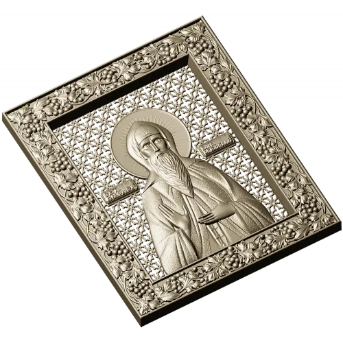 Икона Святого Князя Олега Брянского - STL 3D модель для ЧПУ