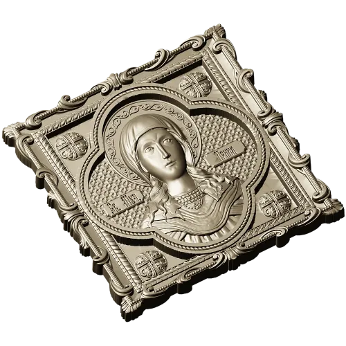 Martyr Irene - STL Icon Relief for CNC