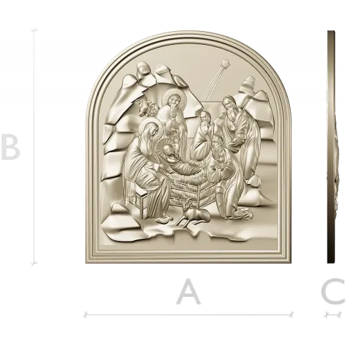 Nativity of Christ - STL 3D relief for CNC milling