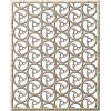 Spiral Trinity Panel - decorative STL 3D model for CNC