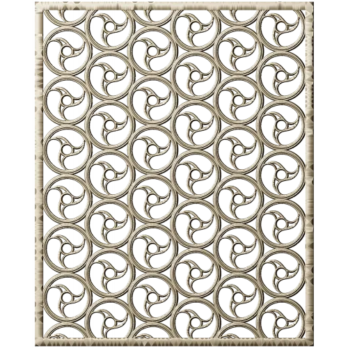 Spiral Trinity Panel - decorative STL 3D model for CNC