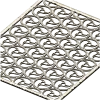 Spiral Trinity Panel - decorative STL 3D model for CNC