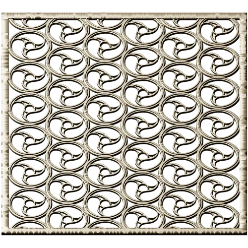 Spiral Trinity Panel - decorative STL 3D model for CNC