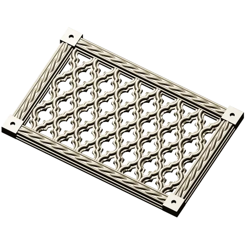 Ornate Rope-Frame Lattice - STL 3D model for CNC