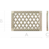Ornate Rope-Frame Lattice - STL 3D model for CNC