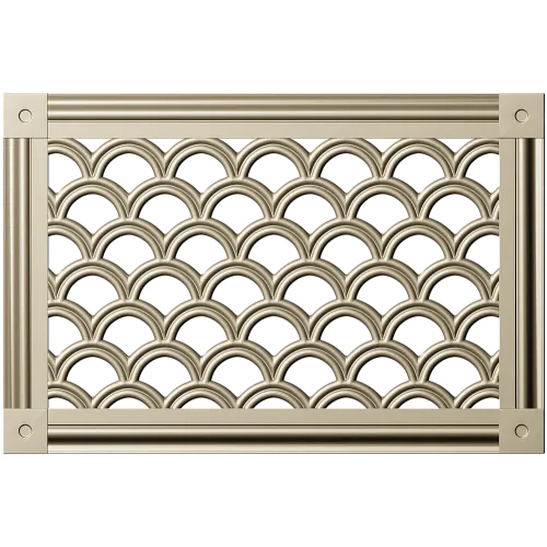 Scallop Lattice Panel - STL 3D model for CNC routing