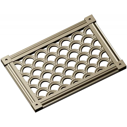 Scallop Lattice Panel - STL 3D model for CNC routing