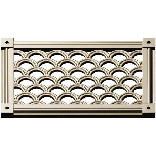 Scallop Lattice Panel - STL 3D model for CNC routing