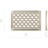 Scallop Lattice Panel - STL 3D model for CNC routing