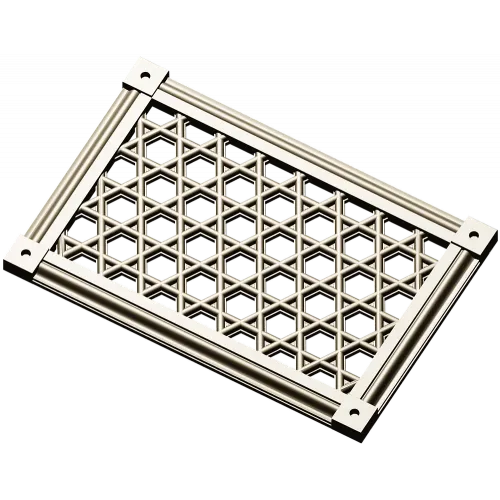 Решётка Гексалюкс - 3D модель STL для ЧПУ