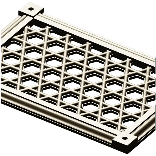 Решётка Гексалюкс - 3D модель STL для ЧПУ