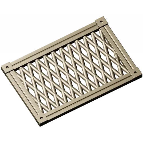 Diamond Lattice Grille - STL 3D Model for CNC