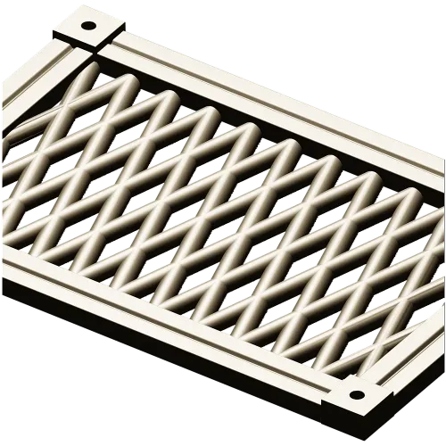 Diamond Lattice Grille - STL 3D Model for CNC