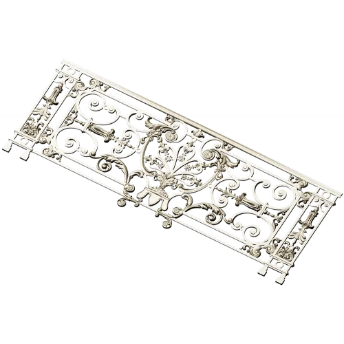 Royal Acanthus Railing - 3D STL model for CNC