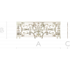 Royal Acanthus Railing - 3D STL model for CNC