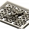 Celtic Knot Lattice Panel with Birds - STL 3D Model for CNC