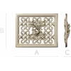 Celtic Knot Lattice Panel with Birds - STL 3D Model for CNC