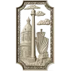 Harbor Relief Panel - STL 3D model for CNC carving