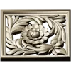 Квадратная резная панель "Златоцвет" - 3D модель STL для ЧПУ