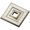 Meander Square Rosette - STL 3D Model for CNC
