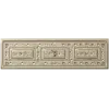 Ornate Acanthus Tri-Medallion Panel STL for CNC