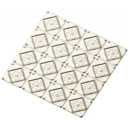 Diamond Rosette Decorative Panel - STL 3D model for CNC