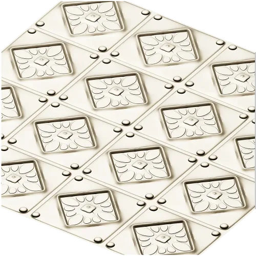 Diamond Rosette Decorative Panel - STL 3D model for CNC