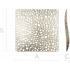 Cellular Wave Decorative Panel - STL 3D model for CNC