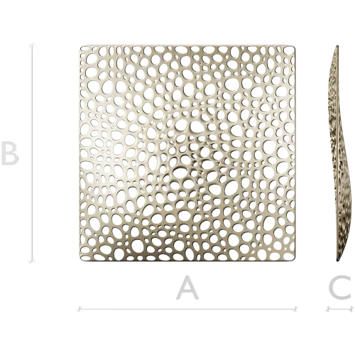 Cellular Wave Decorative Panel - STL 3D model for CNC