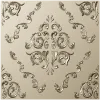Baroque Square Rosette Panel - STL 3D Model for CNC Router