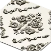 Baroque Square Rosette Panel - STL 3D Model for CNC Router