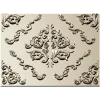 Baroque Square Rosette Panel - STL 3D Model for CNC Router