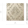 Baroque Square Rosette Panel - STL 3D Model for CNC Router