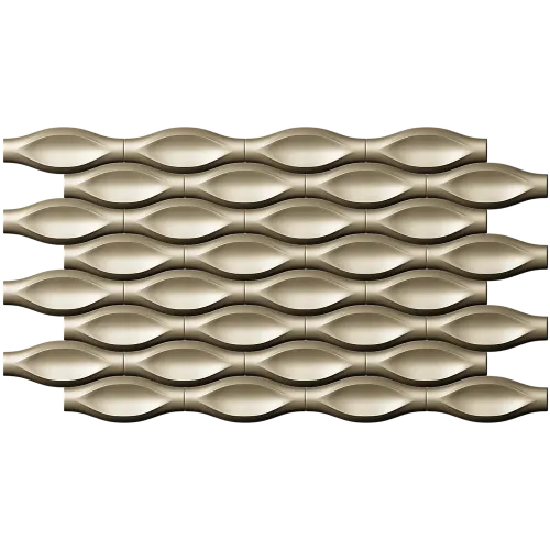 Wave Pod Decorative Panel - STL 3D Model for CNC