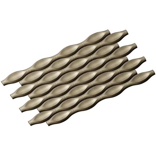 Wave Pod Decorative Panel - STL 3D Model for CNC
