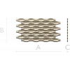 Wave Pod Decorative Panel - STL 3D Model for CNC