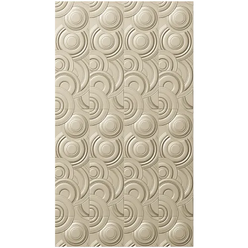 Concentric Flow Panel - decorative CNC panel STL