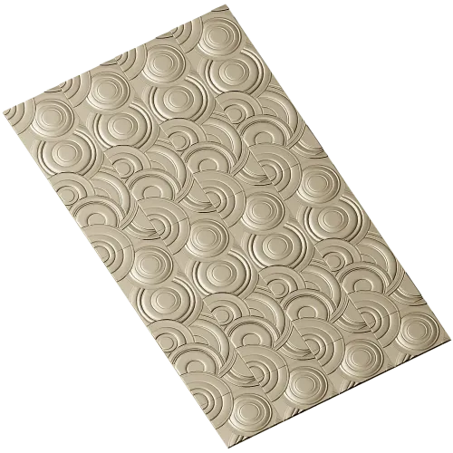 Concentric Flow Panel - decorative CNC panel STL