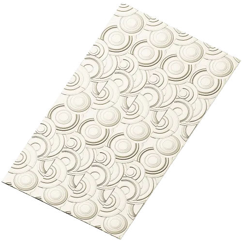 Concentric Flow Panel - decorative CNC panel STL