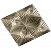 Ornamental Floral Square Panel STL for CNC
