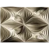 Ornamental Floral Square Panel STL for CNC
