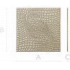 Warped Mosaic Decorative Panel STL