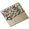 Twin Leaf Decorative Panel STL