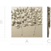 Twin Leaf Decorative Panel STL